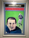 Fine Artwork On Sale Fine Artwork On Sale Johnny Unitas - Baltimore Colts (Framed)
